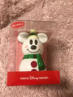 ミッキー クリスマス スノーマン ゼンマイトイ