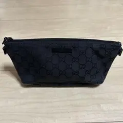 GUCCI グッチアクセサリーポーチGGキャンバス