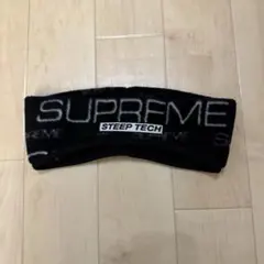Supremeフリース ヘアバンド 黒 - メルカリ