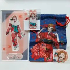 呪術廻戦 まるくじ 和装すたいる 釘崎野薔薇 アクスタ 缶バッジ アクキー 巾着