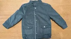 リバーシブルジャケット(ダークグリーン/クリーム)