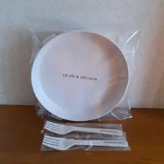 DEAN&DELUCA　プレート＆フォークセット