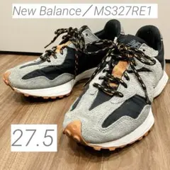 【美品】New Balance／327／MS327RE1／BLACK／27.5