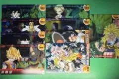 森永ウエハース　ドラゴンボールZ スーパーコレクション カードセット　9枚