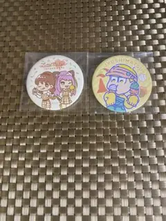 十四松 トト子＆にゃーちゃん 缶バッジ2個セット