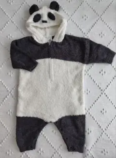GELATO PIQUE パンダ 着ぐるみ 70〜80 ︎おまけ付き︎ gelato pique - パンダbabyロンパース ジェラートピケ 着ぐるみ