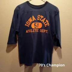 70's Champion FOOTBALL T-SHIRT