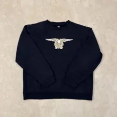 old stussy プリント パーカー ネイビー XL