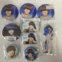 鷹城恭二　sideM エムマス　アクリルスタンド　缶バッジ　アニエム