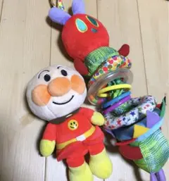 はらぺこあおむし ぶるぶる ぬいぐるみ アンパンマン 車内 ベビーカー 知育玩具