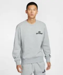 新品　NIKE トレーナー裏起毛　XLサイズ グレー