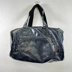 HEAD PORTER（ヘッドポーター）ボストンバッグ ドット柄 2WAY 黒のサムネイル