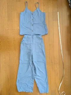 GU レディースセットアップ(キャミソール+ワイドパンツ)