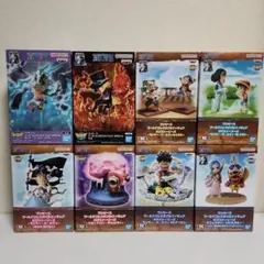 ワンピースワールドコレクタブルフィギュア8個セット