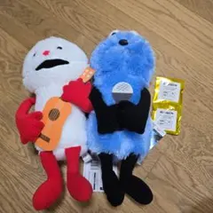 パペットスンスン　エンジョイおすわりBIGぬいぐるみ　2種セット おまけ付き