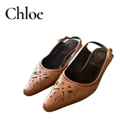 Chloe クロエ レザー サンダル パンプスのサムネイル
