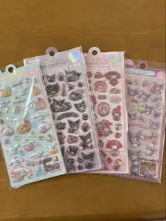4枚セット硬いシールぷくぷくシール立体シールまとめ売り②