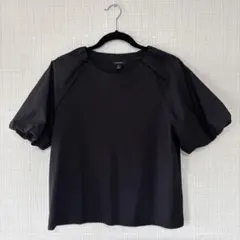 BANANA REPUBLIC パフスリーブ カットソー ブラック Sのサムネイル