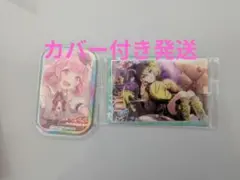 プロセカ　鳳えむスクエア缶バッジVol.19特訓後＆草薙寧々ウエハースカード