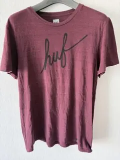HUF Tシャツ バーガンディ Mサイズのサムネイル