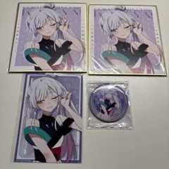 超かぐや姫！ くじクリフ 月見やちよ 色紙 缶バッジ - メルカリ
