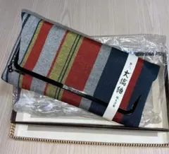 古代 / 新品.限定品 大島紬折りたたみセカンドバック