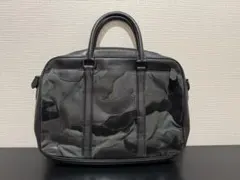 カモフラージュ レザー ビジネスバッグ カモフラ 迷彩