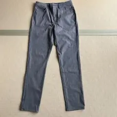 レディース　ストレートパンツ　グレー　Lサイズ