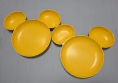 Francfranc Disney ミッキーマウス メラミンプレート×2