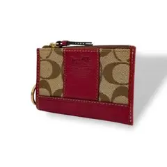未使用 COACH コーチ コインケース カードケース キーリング シグネチャー