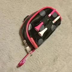 kissmark ゴルフ ボールポーチ ドット柄のサムネイル