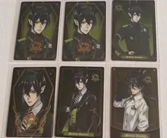 ツイステ マレウス・ドラコニア ウエハース カード 6枚セット 箔押し