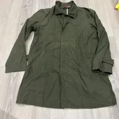 トレンチコート　カーキ　ジャケット 羽織り　スプリングコート　カーキ　ブルゾン