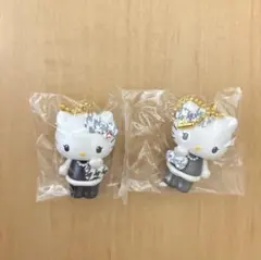 シークレットマスコットチャーム モノクロガーリーふたごコーデ