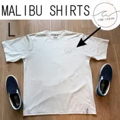 MALIBU SHIRTS ONE OCEAN Tシャツ ホワイト Lのサムネイル