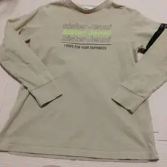 SISTER JENNI 長袖Tシャツ ベージュ メッシュ切替のサムネイル