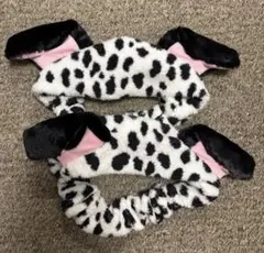 2つセットDisney 101匹わんちゃん ヘアバンド　ペア お揃いダルメシアン
