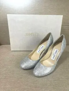 ジミーチュウグリッターパンプス34