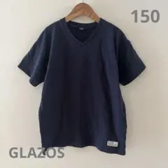 150 GLAZOS Vネック半袖Tシャツ　美品のサムネイル