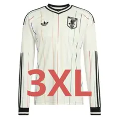 サッカー 日本代表 アウェイ レプリカ ユニフォーム　長袖　2026W杯　3XL