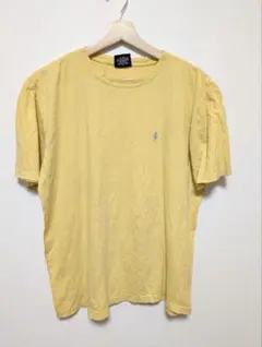 ラルフローレン ワンポイントTシャツ XL イエロー ポニー刺繍 半袖Tシャツ