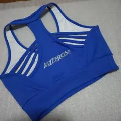 JAZZERCIZE ストラップ付きブラトップ 青S