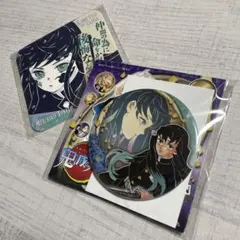 鬼滅の刃原画展 缶バッジ&アートコースター 時透無一郎 2点セット