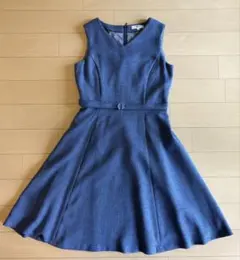 【美品】NATURAL BEAUTY BASIC Aラインワンピース