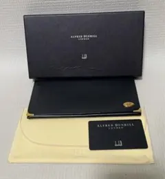 ALFRED DUNHILL ブラック二つ折り財布