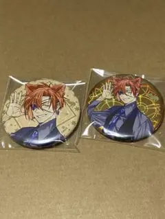 d.gray-man Dグレ　cat 缶バッジ　ラビ　2種セット　②