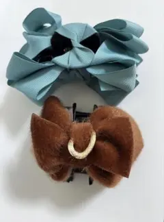 【値下げ】ヘアクリップ 2点セット