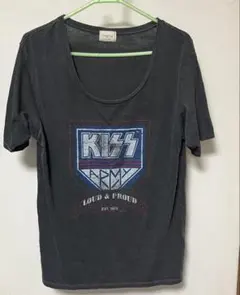 Ungrid KISS ARMY Tシャツ チャコール（ビームス　ヴィンテージのサムネイル