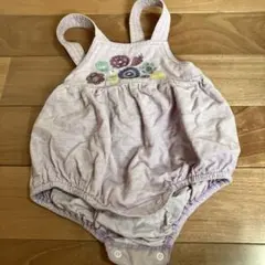 ANNA SUI mini ロンパース 80cm パープル 花柄のサムネイル