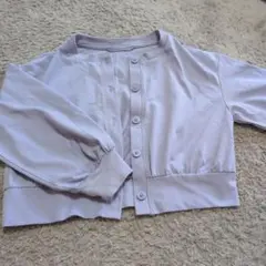 GU 薄紫色 カーディガン 110